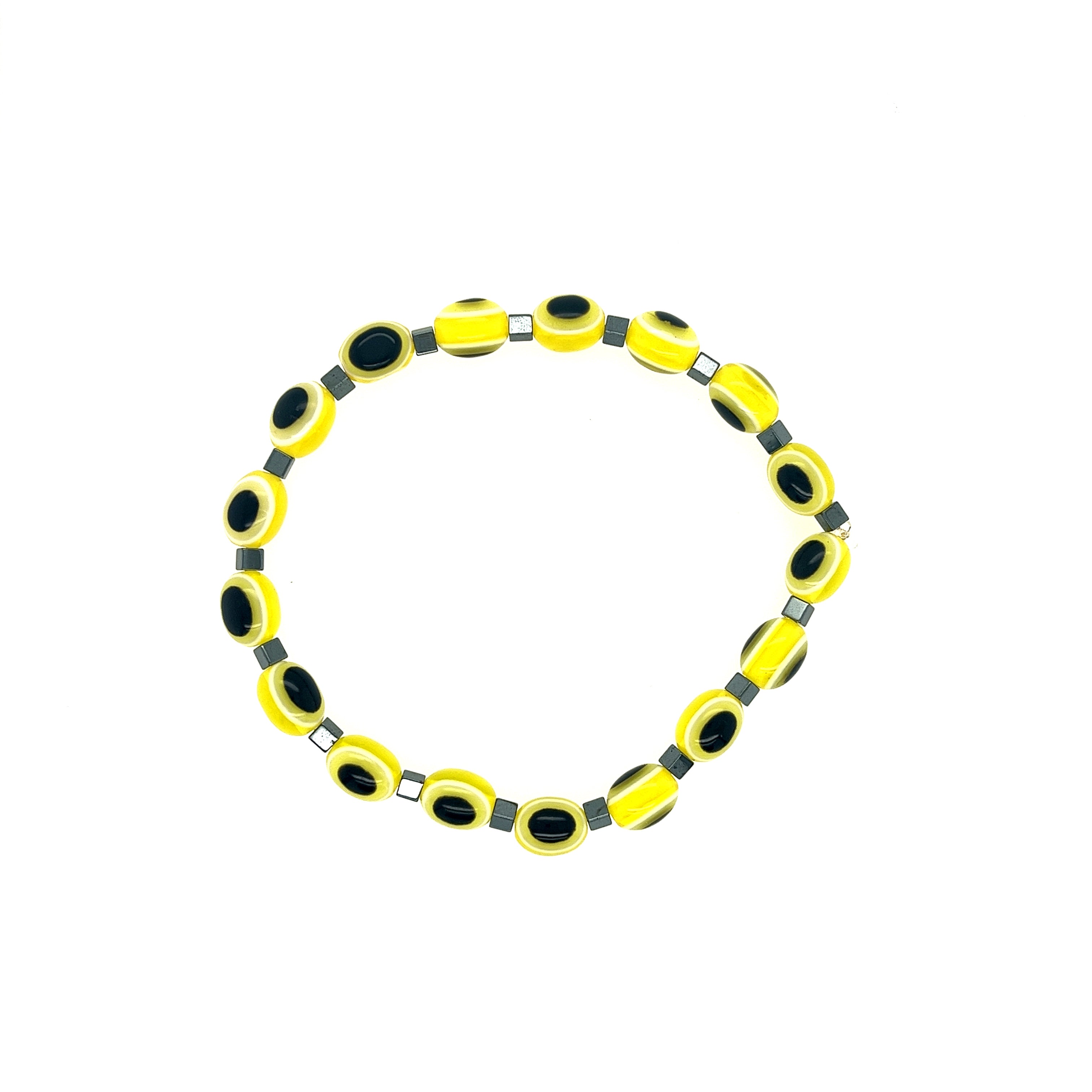 Yellow Evil Eye Bracelet Evil Eye Protection Evil Eye Jewellery Yassy
