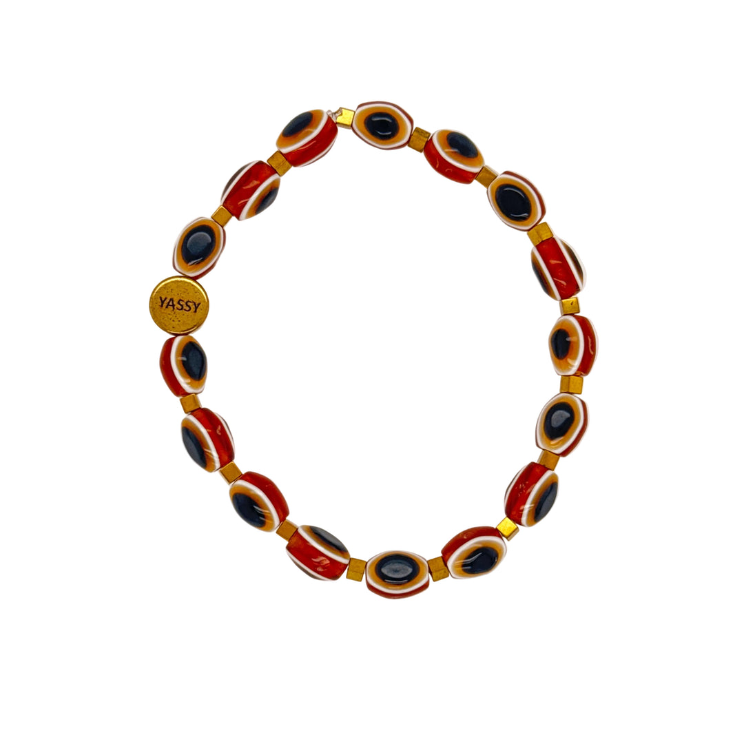 Nicoya Gold Evil Eye Bracelet