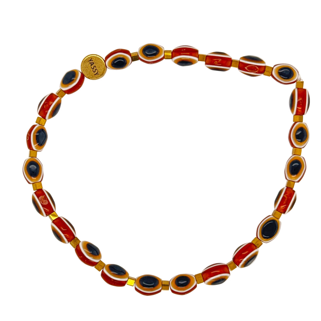 Nicoya Gold Evil Eye Anklet