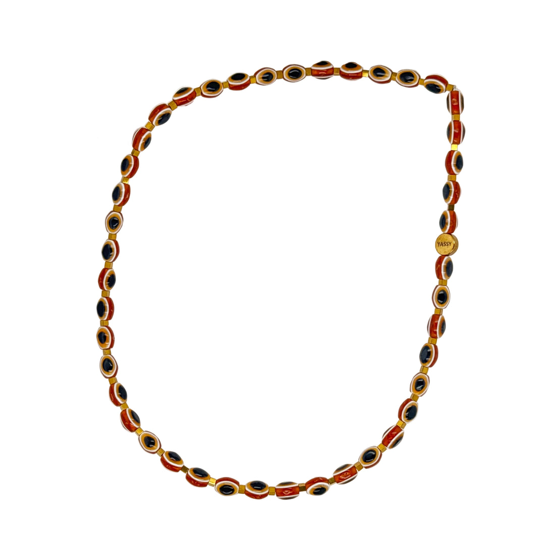 Nicoya Gold Evil Eye Necklace