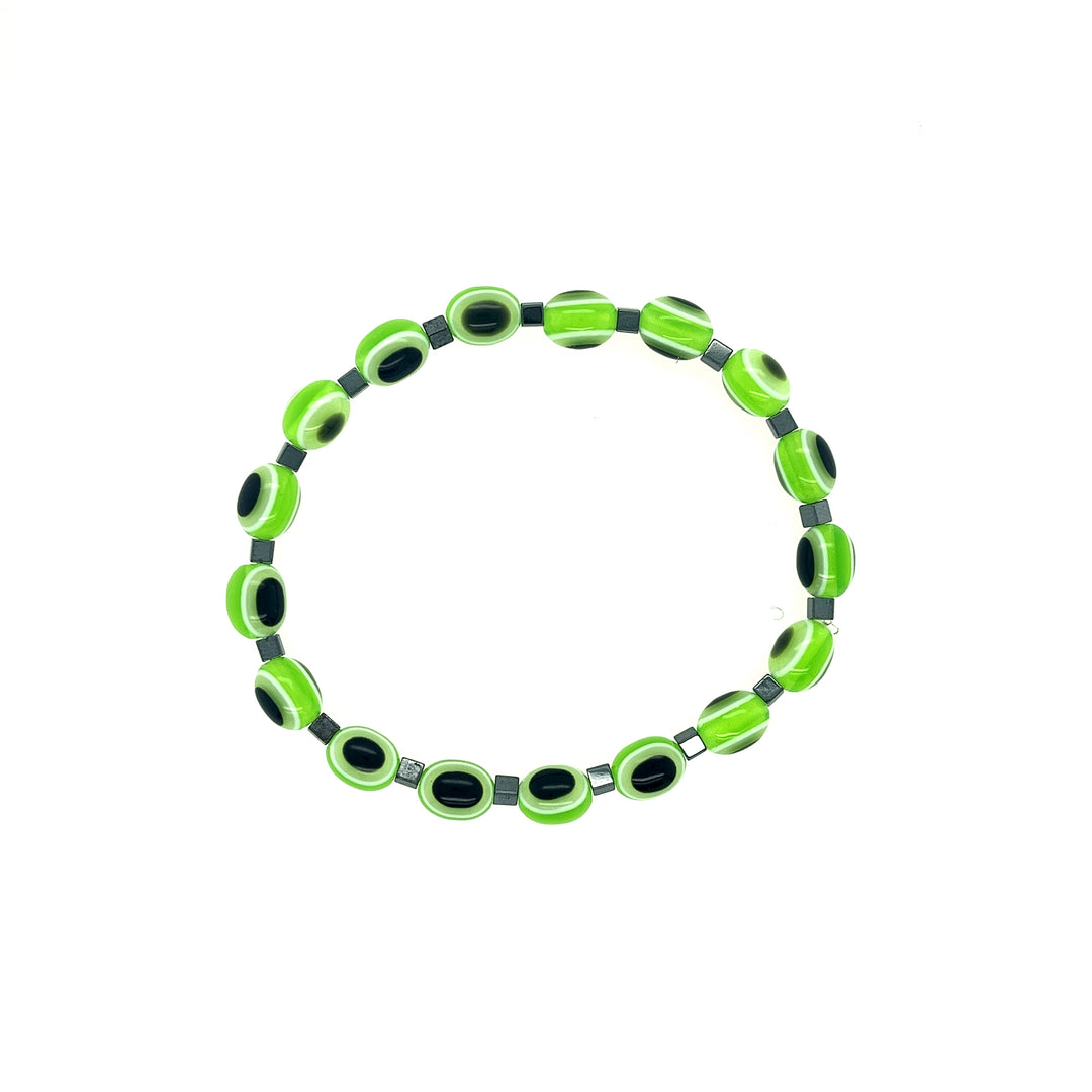 Lime Evil Eye Bracelet