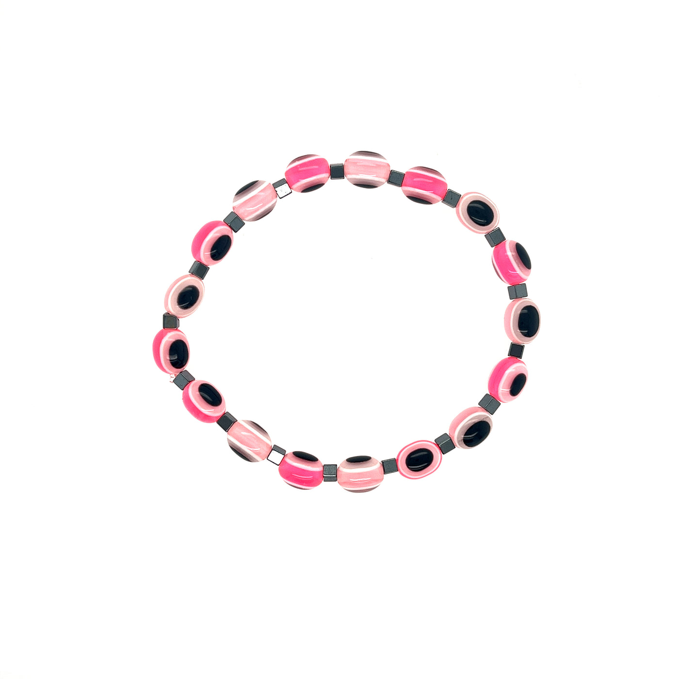 Pink Shades Evil Eye Bracelet