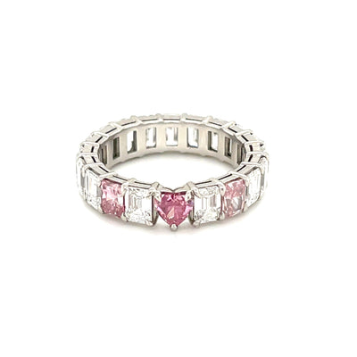 Argyle Pink Diamond Eternity Ring