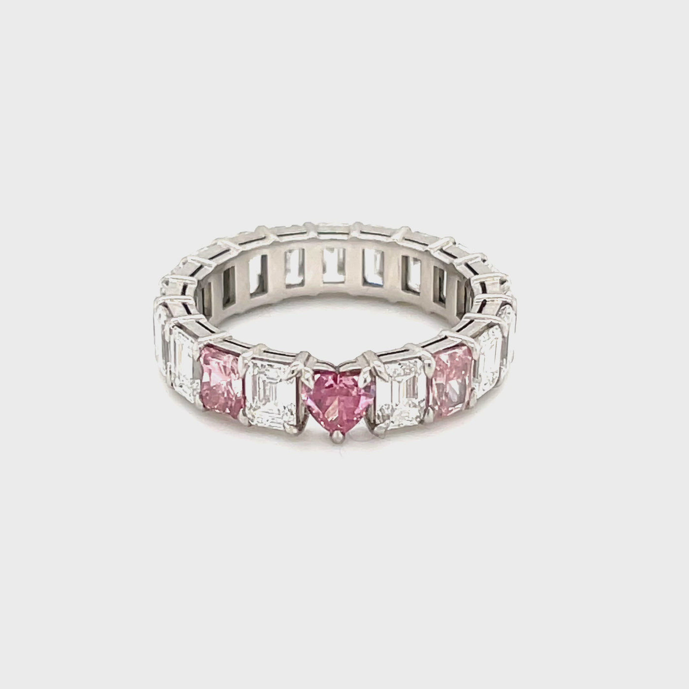 Argyle Pink Diamond Eternity Ring
